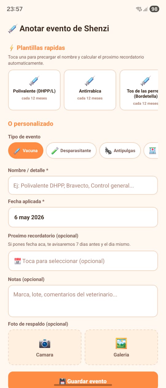 Calendario de vacunas